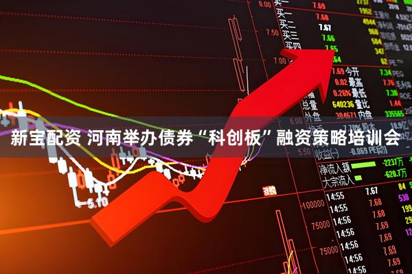 新宝配资 河南举办债券“科创板”融资策略培训会