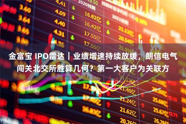 金富宝 IPO雷达|业绩增速持续放缓,朗信电气闯关北交所胜算几何?第一大客户为关联方