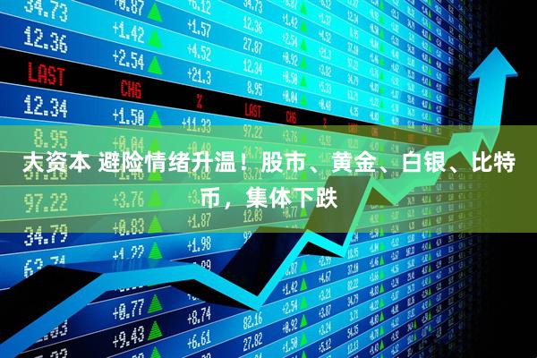 大资本 避险情绪升温！股市、黄金、白银、比特币，集体下跌